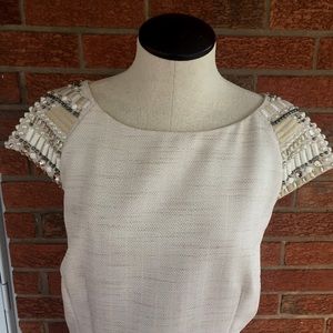 GORGEOUS Jeweled Cap Sleeve Dress